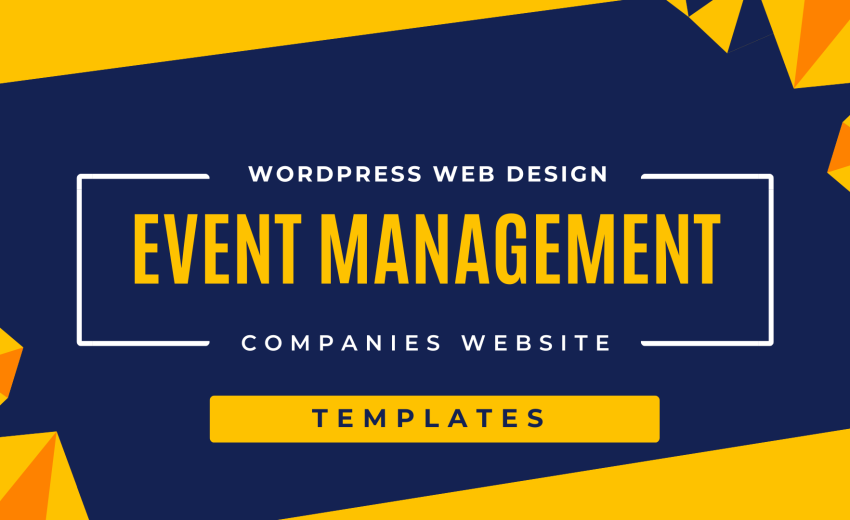 Event Management Companies Website Templates